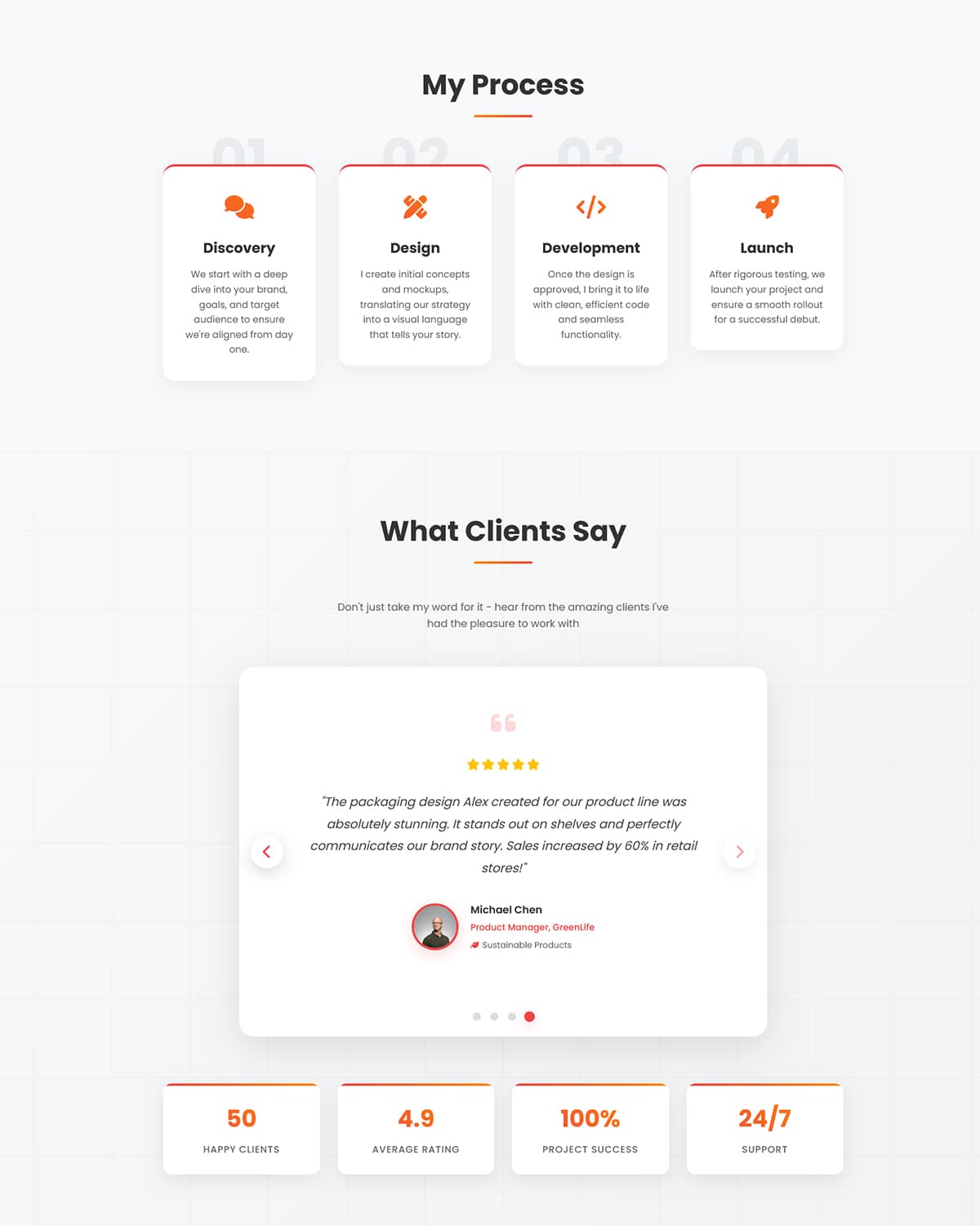 Graphic Designer Alex - Portfolio Website preview 2