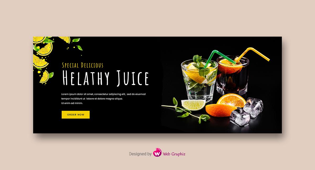 Cold Drinks Web Banner