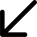 Down Left Arrow
