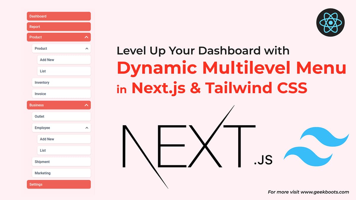 Dynamic Multilevel Dashboard Menu Dashboard