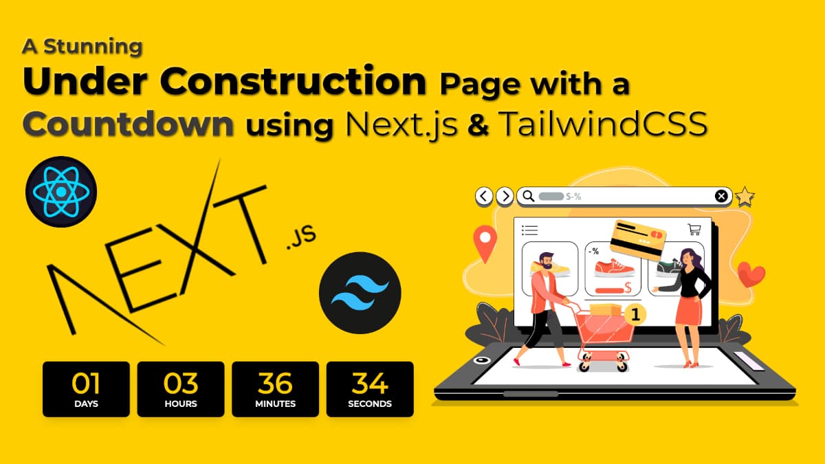 Next.js Under Construction Page for E-Commerce Website