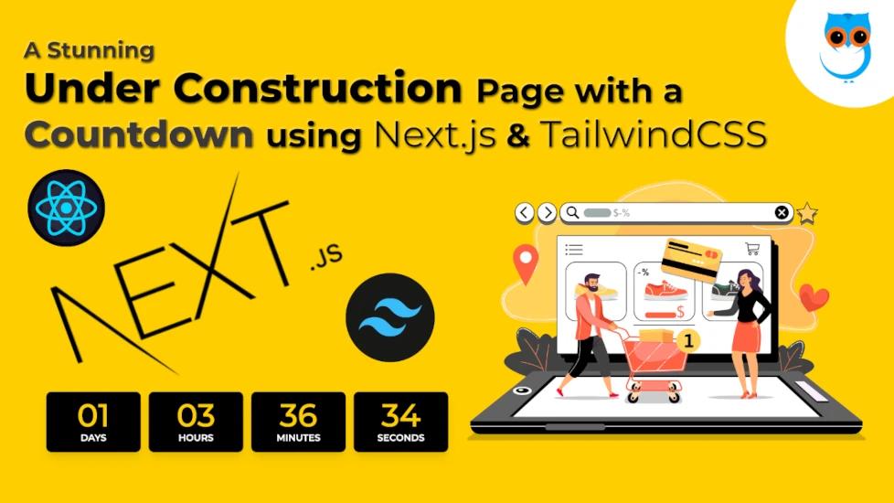 Next.js Under Construction Page for E-Commerce Website