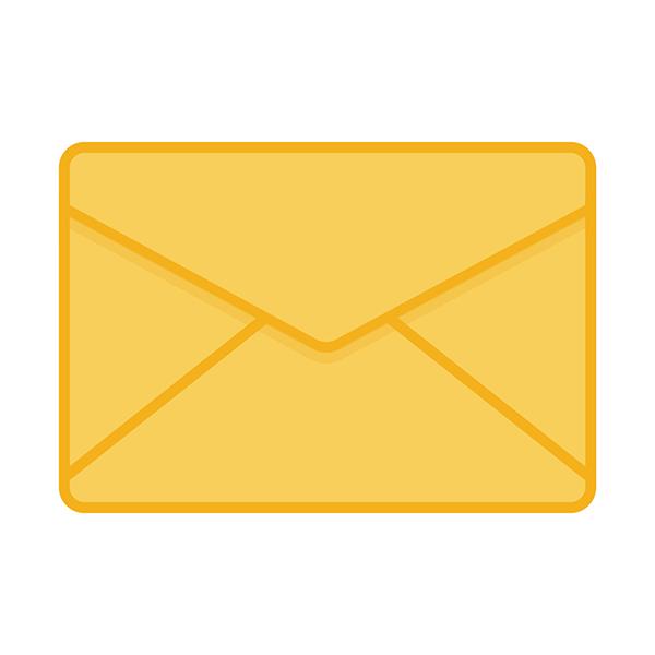 Yellow Email Box