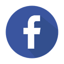 Facebook Circle Blue