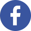 Facebook Flat Blue Circle