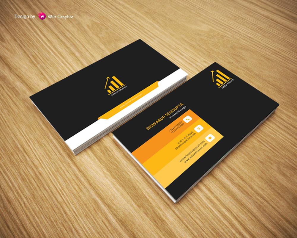 Finance Manager Visiting Card