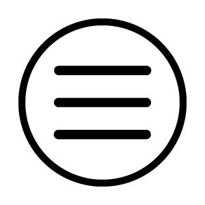 Hamburger Menu Bar Icon