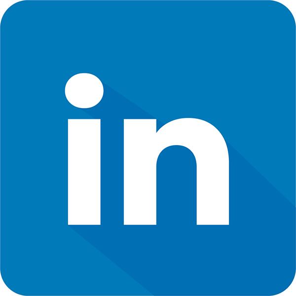 Blue Fill Linkedin Icon