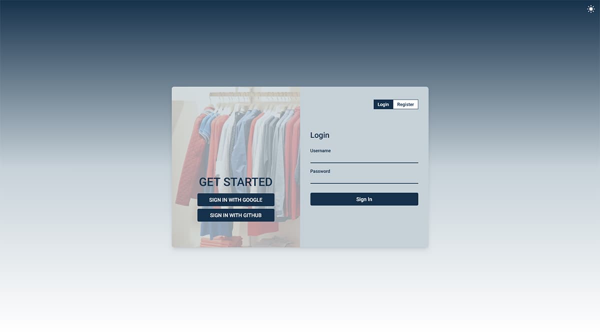React Login Form with Dark Mode using Next.js & TailwindCSS