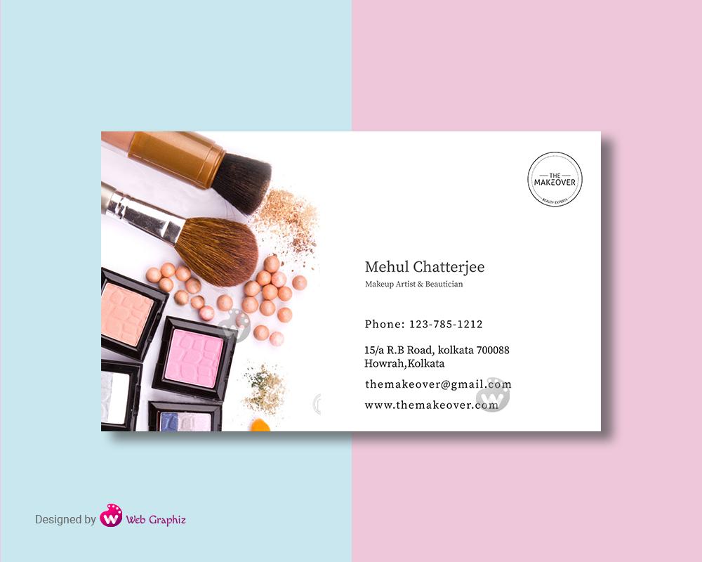 Makeup Artist Visiting Card