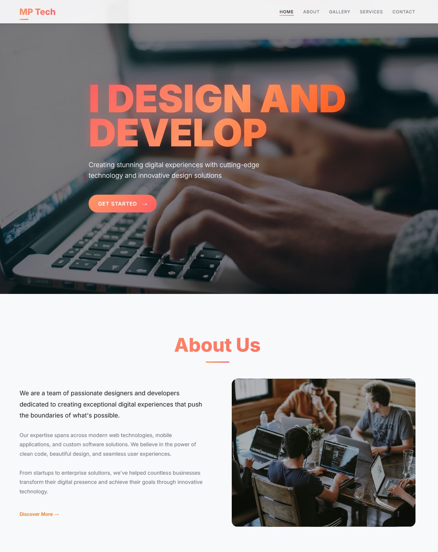 MP Tech - Web development company