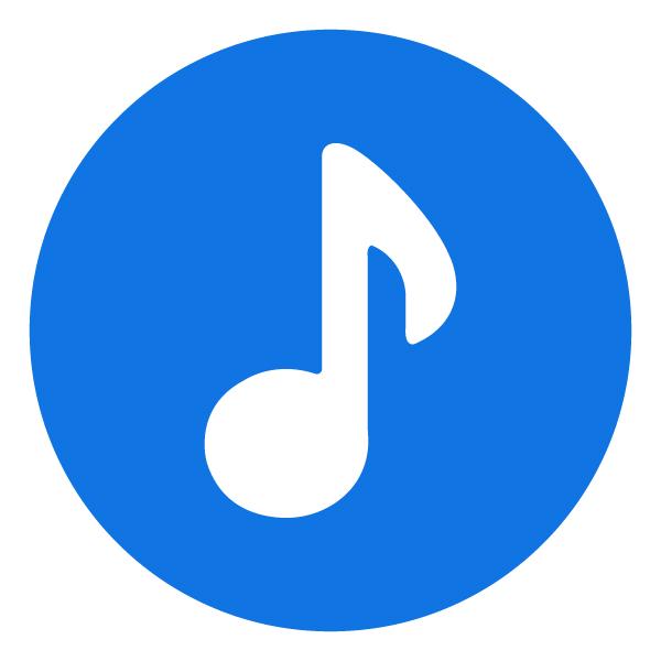 Blue Music Icon