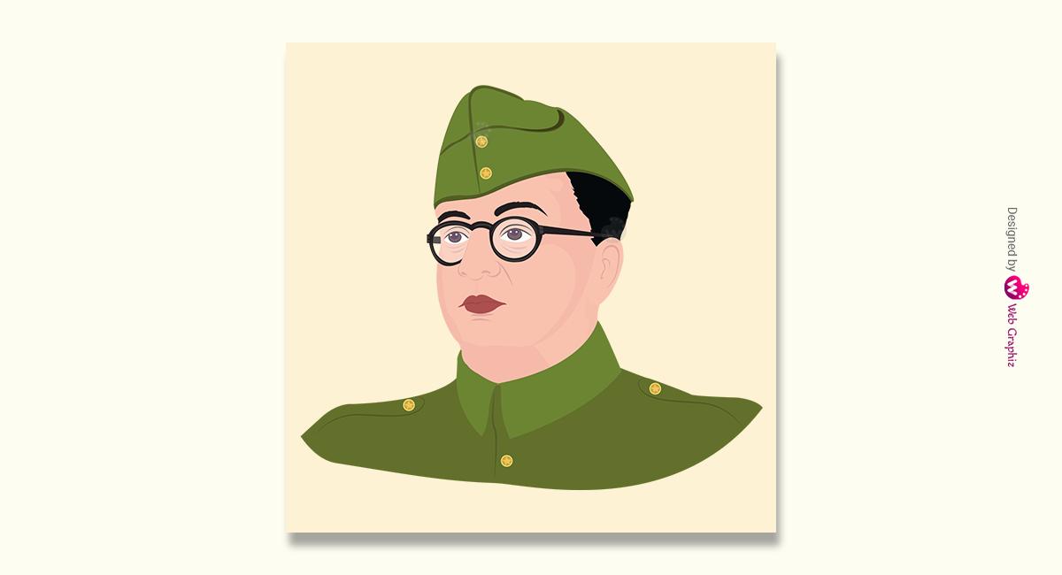 Netaji Illustration