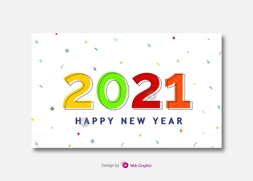 Celebrate New Year 2021 with Creative Evant Card