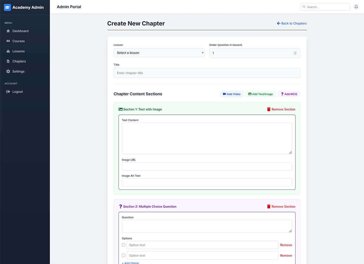 Online Course Academy - A Modern EdTech Website preview 5