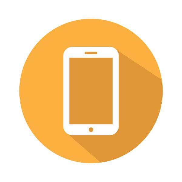 Yellow Phone Icon