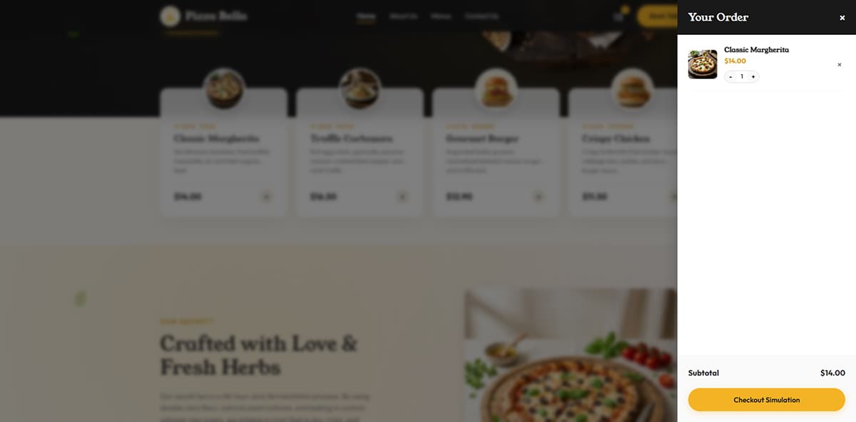 Pizza Bella - A Premium Italian Restaurant Template preview 2