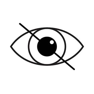 Close Eye Icon