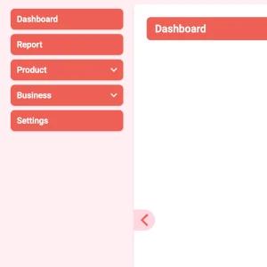 Dynamic Multilevel Dashboard Menu Bar