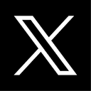 Twitter X Square Flat