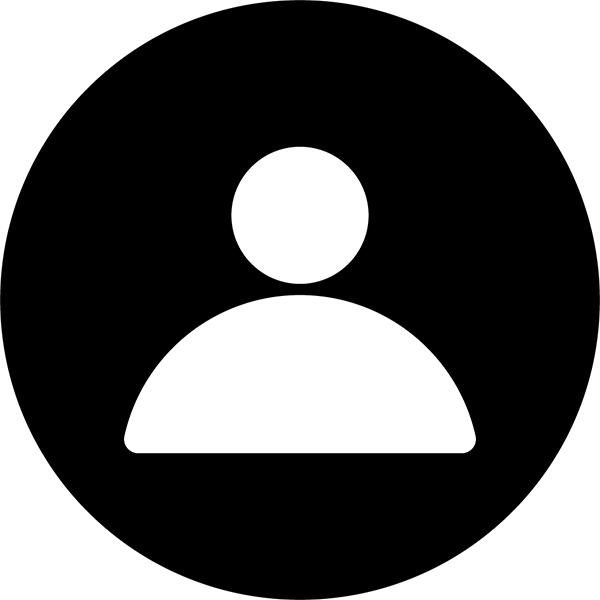 Black Fill User Icon