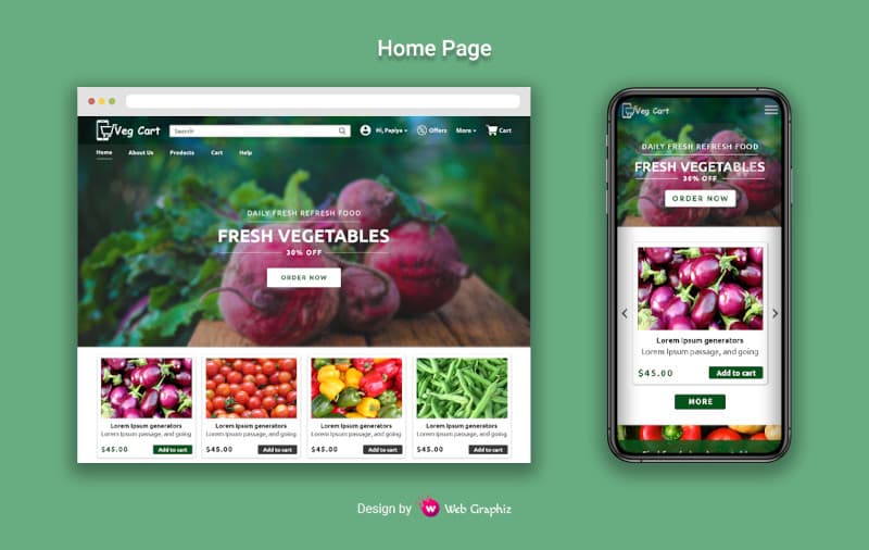 Veg Cart - Online Vegetable Market