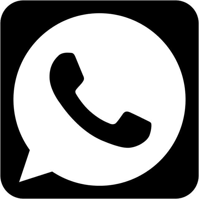 WhatsApp Square Black