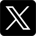 Twitter X Rounded