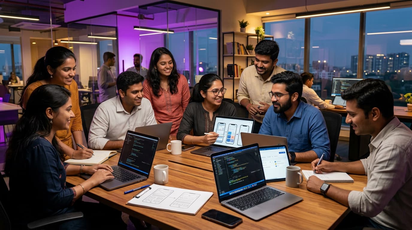 WebGraphiz Indian Engineering & Design Team collaborating
