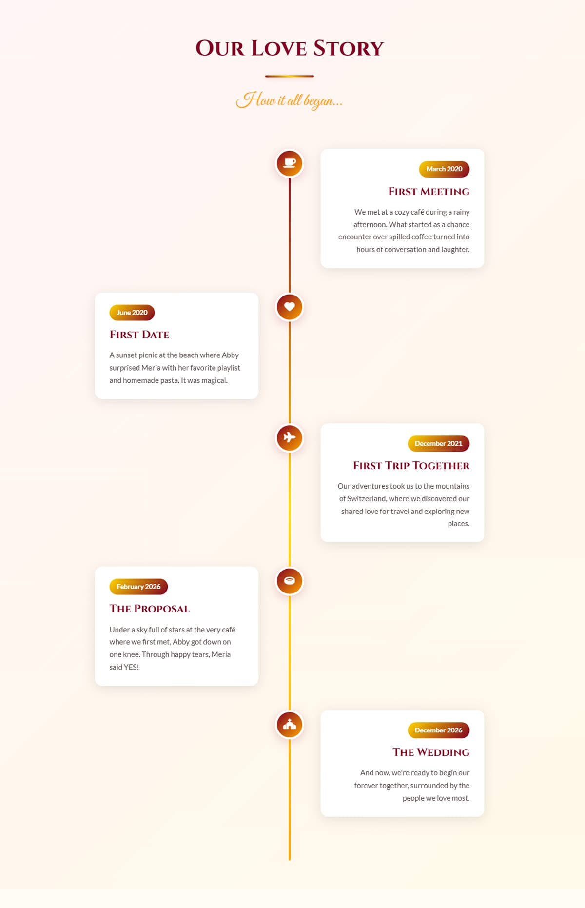 Abby & Meria's Wedding - Indian Wedding Website Template preview 1
