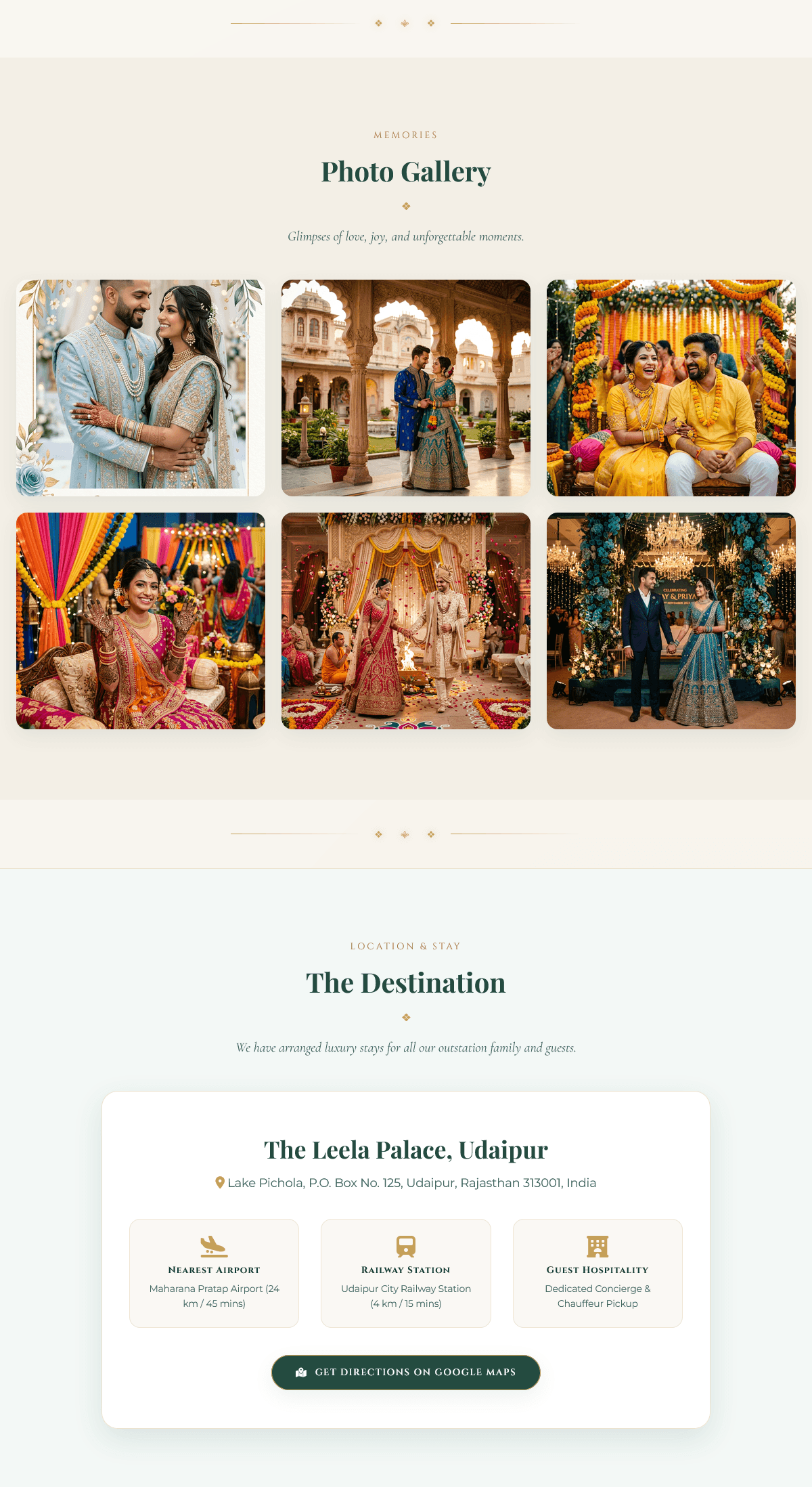 Arun & Meera - Royal Indian Wedding Invitation Template preview 4