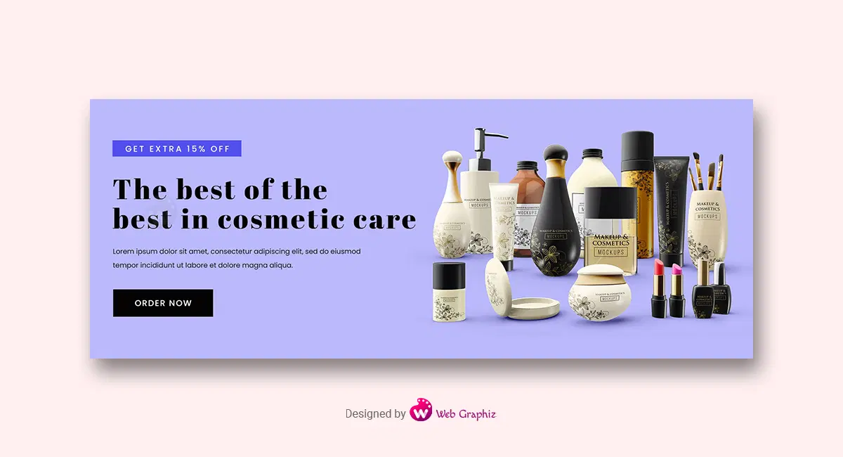Cosmetic Web Banner