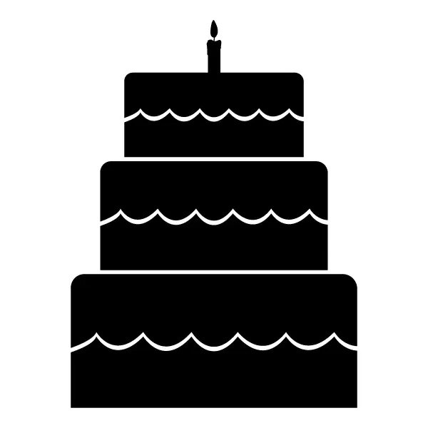 Black Cake Icon
