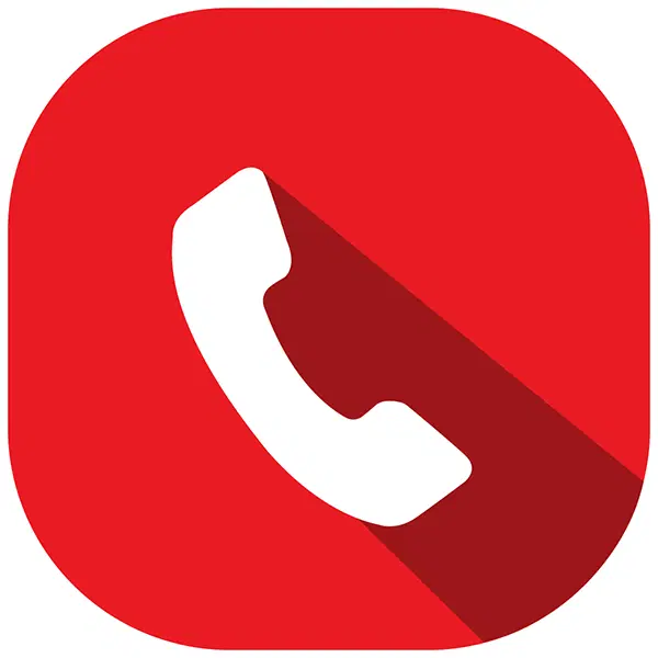 Red Circle Call Icon