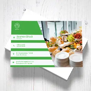 Catering Service Visiting Card