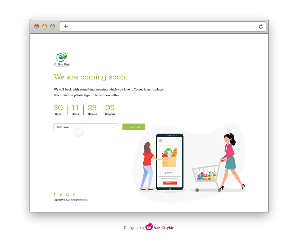 Upcoming E-commerce Website