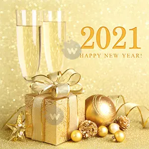 Happy New Year Social Media Post 2021