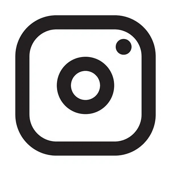 Black Stroke Instagram Icon