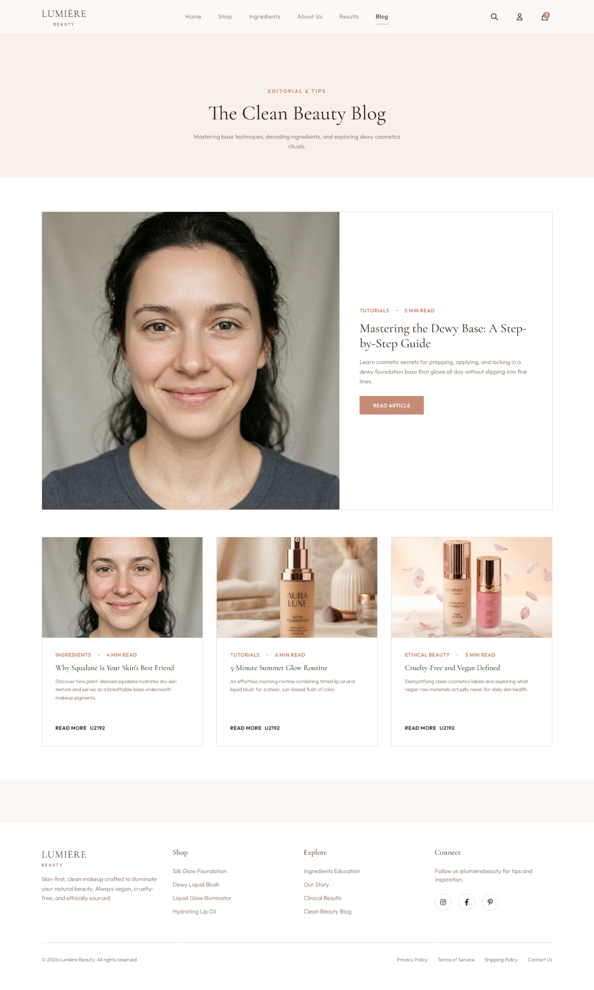Lumiere Beauty - E-Commerce for Beauty Products preview 5