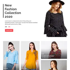 Women's Fashion Landing Page - Sanu Garments
