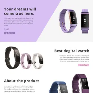 Smarty Watch - New Watch Promotional Page