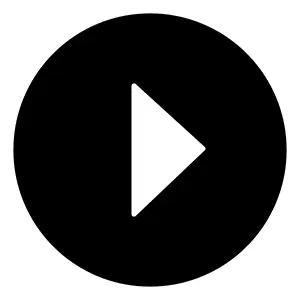 Black Video Play Icon