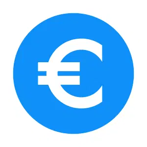 Blue Euro