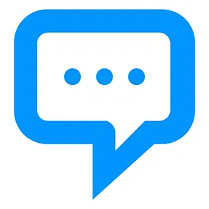 Blue Message icon