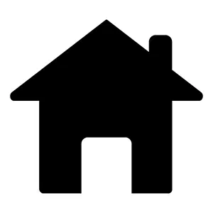 Black Fill Home Icon