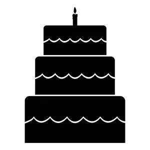 Black Cake Icon