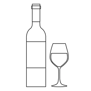 Wine Stroke Icon