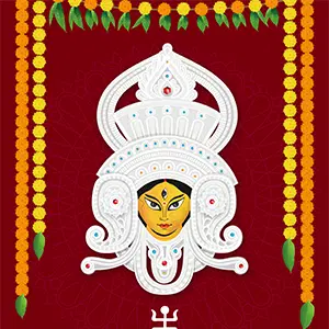 Durga Puja Flyer